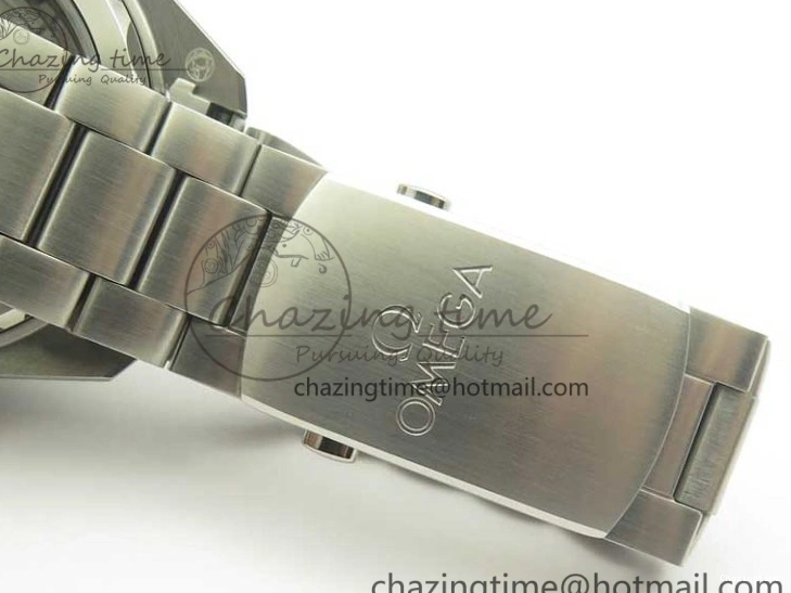 0428 Planet Ocean 2016 43.5mm SS Blue Bezel OM 1:1 Best Edition Blue Dial on SS Bracelet A8900 V WellDesigned 8029